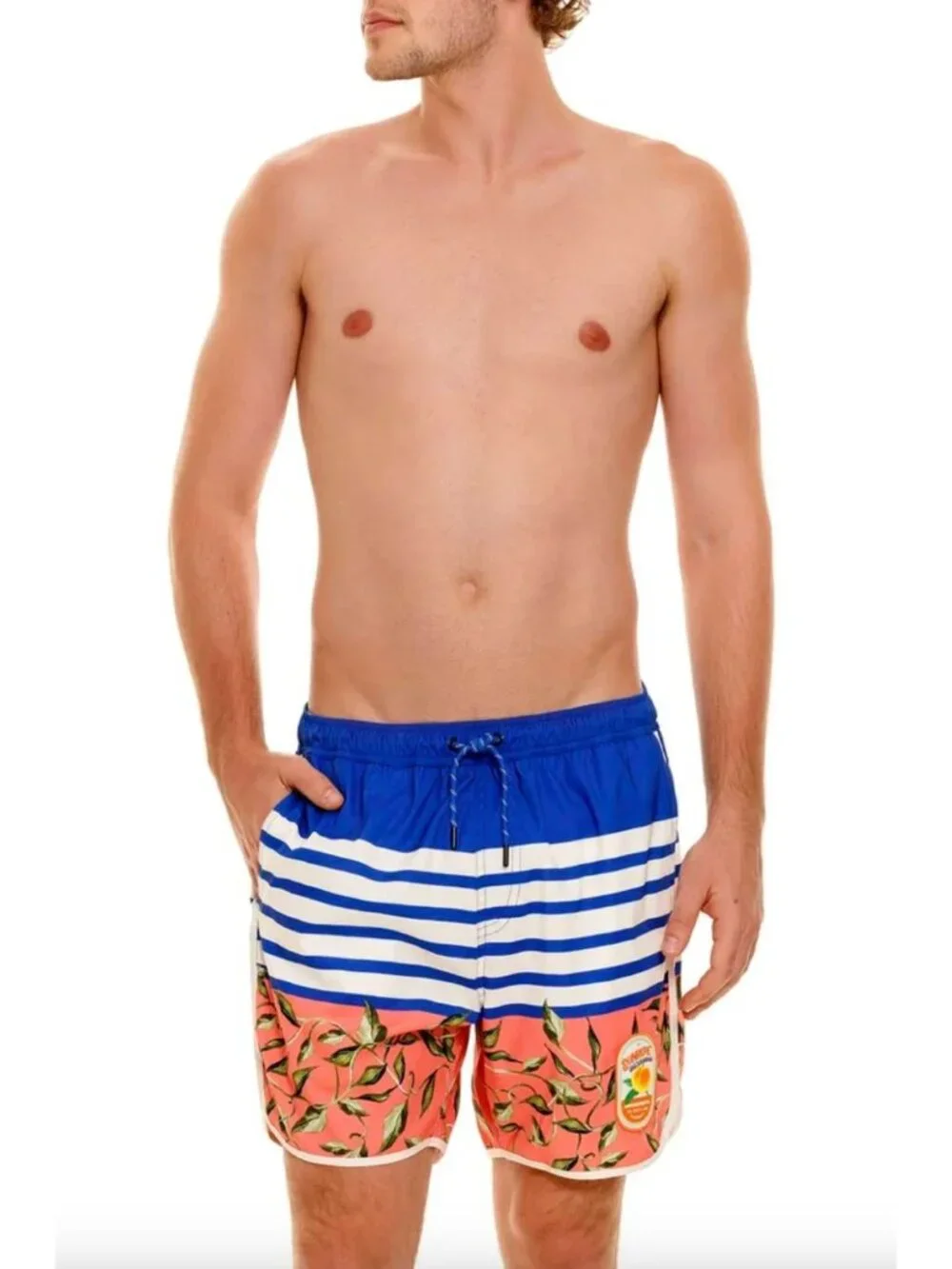 Agua Bendita Liam Seed Swim Trunks Mens Size 38